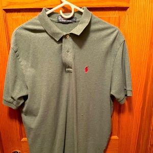 Light Green Polo Collard Shirt